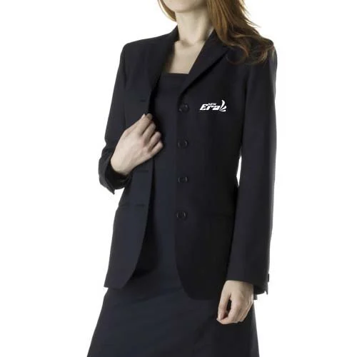 Black receptionist uniform coat